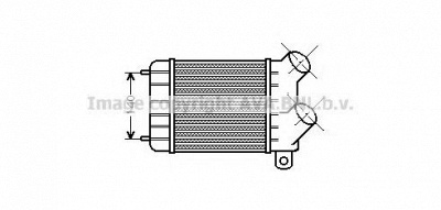 AVA QUALITY COOLING rt4124 -  Интеркулер